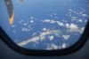 Pogled iz zraka na atol
